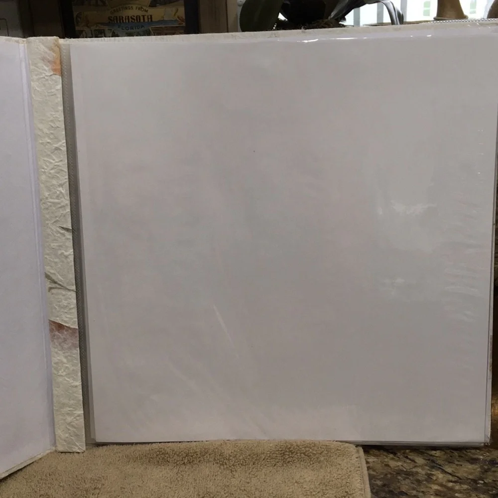Textured Expressions Botanical Handmade Paper Collection 20 Page Scrapbook